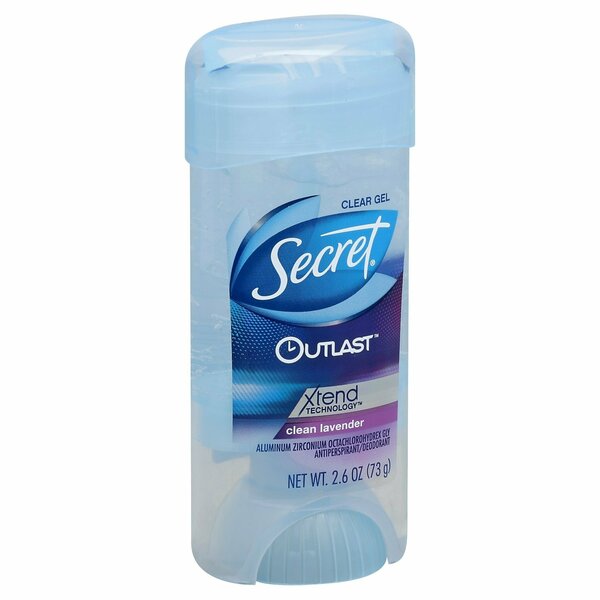 Secret Clear Gel Outlast Xtend Clean lavender 2.6Z 233447